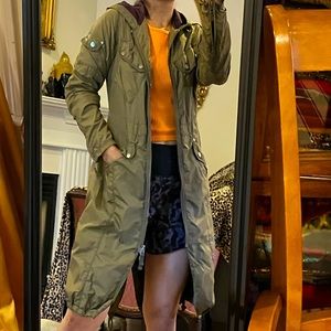 Women rain jacket
